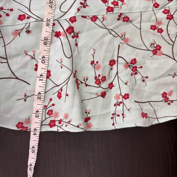 Vintage Express Dress Womens 9/10 Floral Cherry Blossom Y2K 90s Romantic Spring - Picture 11 of 12